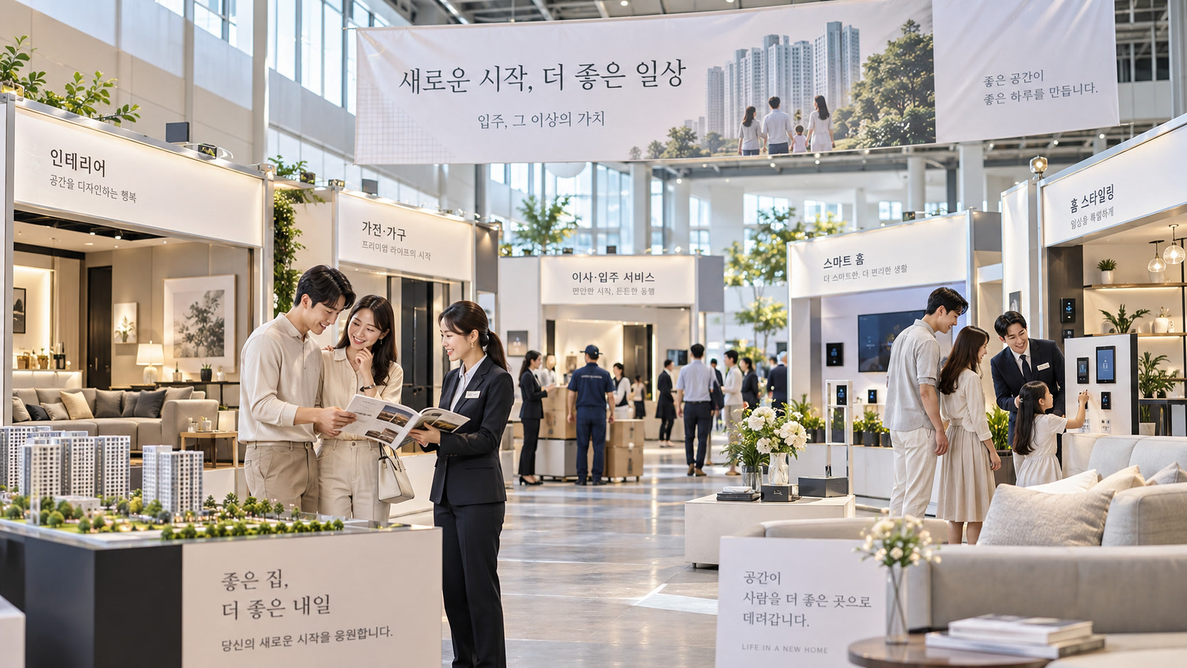 투게더홀딩스 입주박람회 현장
